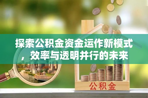 海阳探索公积金资金运作新模式，效率与透明并行的未来